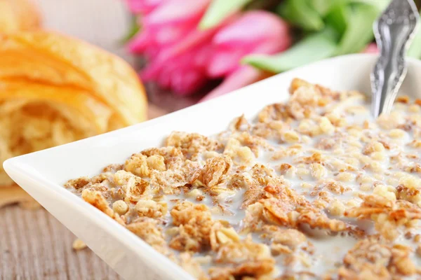 Table Breakfast — Stock Photo, Image