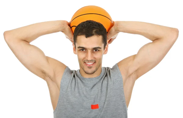 Basketbolcu topu tutuyor