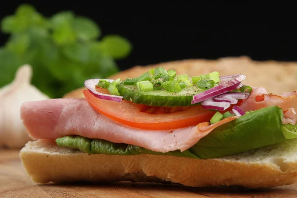 Detalhe sanduíche Imagem De Stock