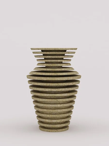 Vaso astratto in pietra — Foto Stock