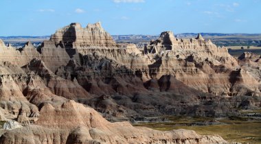 badlands içinde dağ manzarası