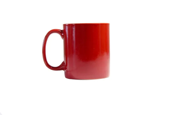 Mug Isolé Sur Fond Blanc Pour Insertion — Photo