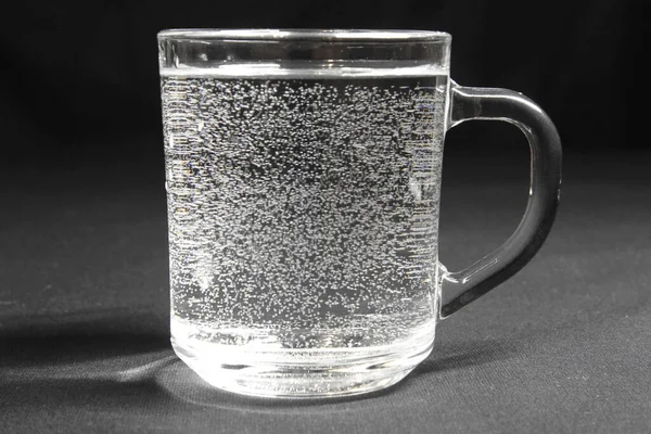 Kubek Wody Świeża Woda Zdrowa Woda — Zdjęcie stockowe