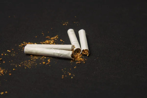 Mauvaise Habitude Arrête Fumer Dommage Fumer Des Cigarettes — Photo