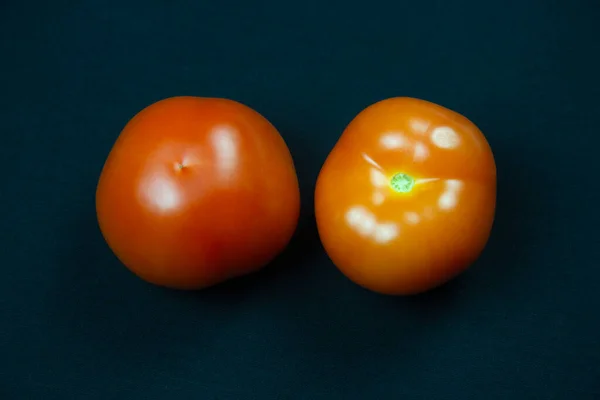 Whole Tomatoes Table Fresh Vegetables — стоковое фото