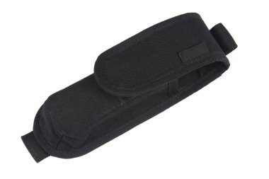 Black rectangular belt pouch for hand torch 