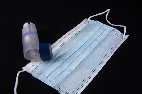 Akciğer hastalıkları için tıbbi maske ve astım spreyi 