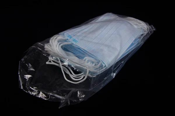 Pack Masques Jetables Pour Protection Respiratoire Contre Poussière — Photo