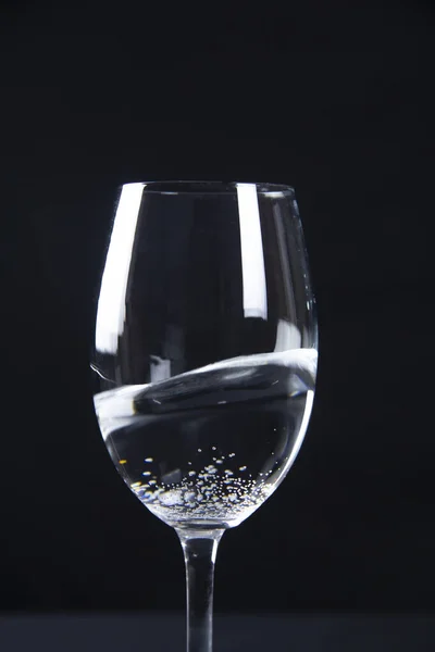 Een Glas Mineraalwater Tafel — Stockfoto