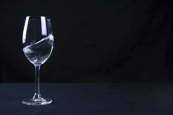 Een Glas Mineraalwater Tafel — Stockfoto