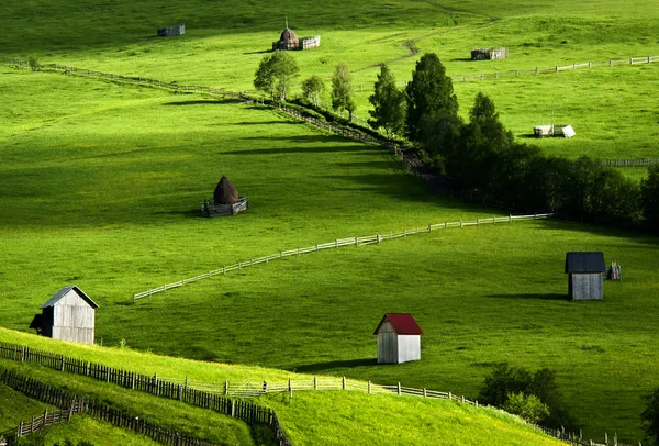 Fantastiska landskap i norr om Rumänien Royaltyfria Stockbilder