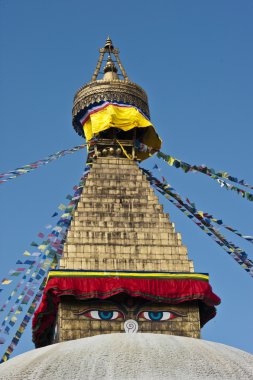 en büyük stupa Katmandu, nepal