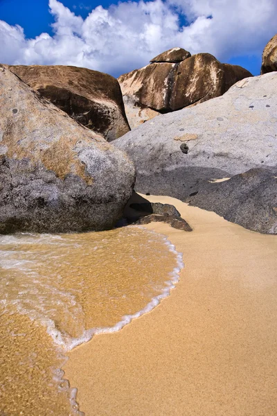 Vackert landskap på tortola beach — Stockfoto