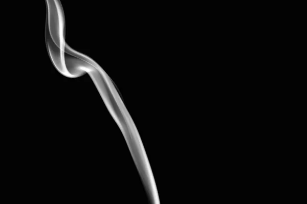 Smoke on black background — Stock Photo, Image