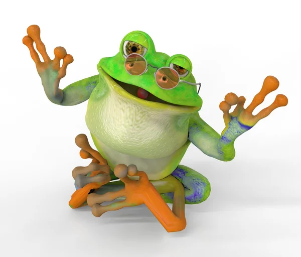 Frog in Meditation — Stock Photo, Image