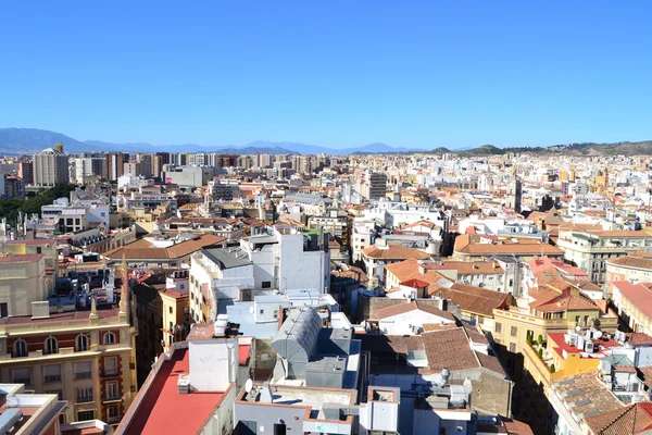 Vista aérea Málaga — Fotografia de Stock