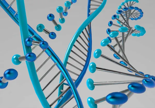 Molecole di DNA — Foto Stock