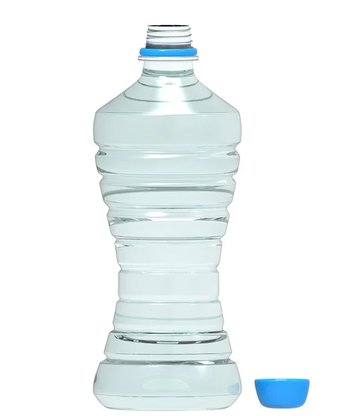 Bottiglia di acqua di plastica — Foto Stock