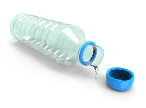 Botella de agua de plástico — Foto de Stock