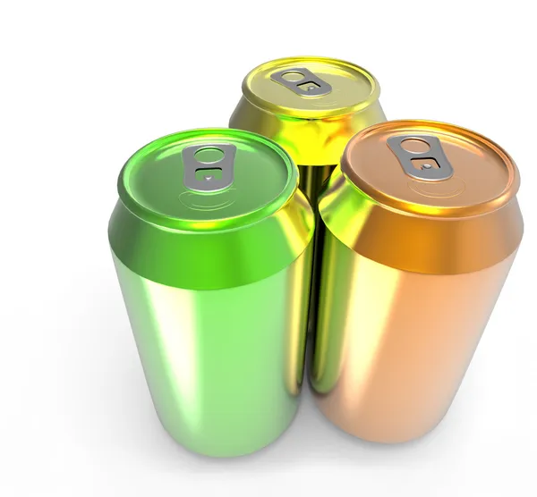 Aluminum cans — Stock Photo, Image