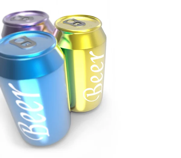 Aluminum beer can — Stock Photo, Image