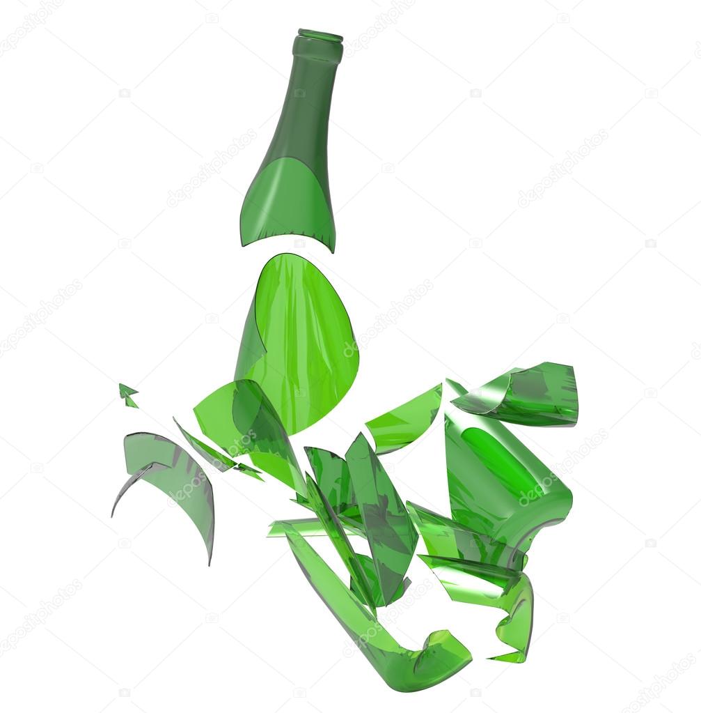 Broken Glass Bottle Clip Art