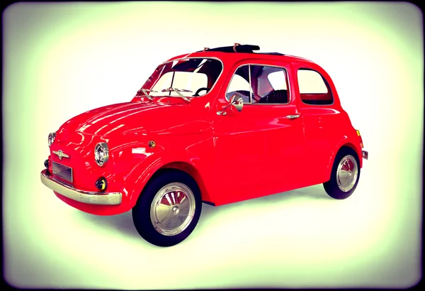 小さい車イタリア レトロ — ストック写真