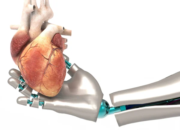 Robot Assisted Surgery Heart — Stock Photo, Image