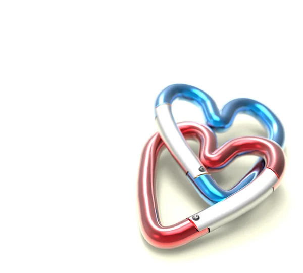 Snap Hook Heart — Stock Photo, Image