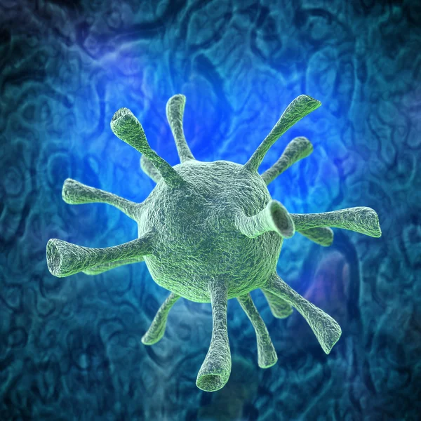 Flu viruses — Stock Photo, Image