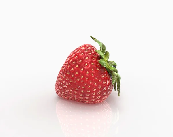 Fraise sur fond blanc — Photo