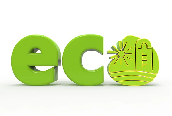 Eco groen — Stockfoto