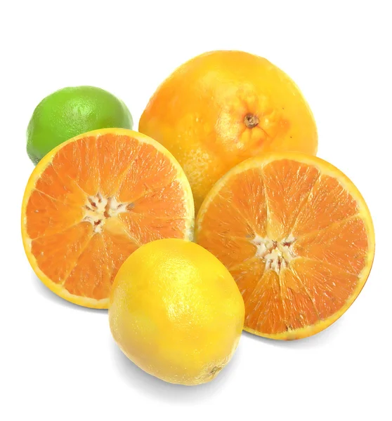 Orange med citron — Stockfoto
