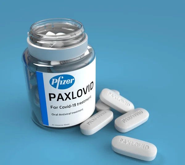 United States December 2021 Pfizers Novel Covid Oral Antiviral Treatment — 图库照片