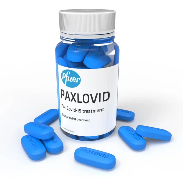 United States December 2021 Pfizers Novel Covid Oral Antiviral Treatment — Stockfoto