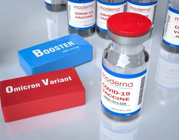 December 2021 Moderna Pharmaceutical Announces Has Specific Vaccine Mrna 1273529 — стокове фото