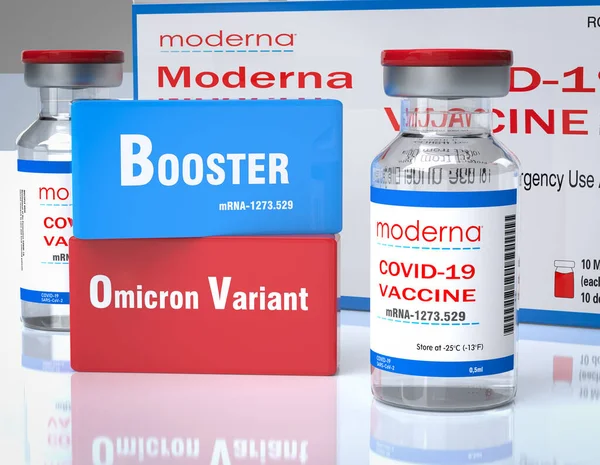 December 2021 Moderna Pharmaceutical Announces Has Specific Vaccine Mrna 1273529 — Stockfoto