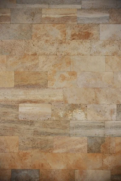 Coquina brick wall with natural pattern. — Stock Photo, Image