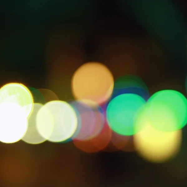 Lights. Blurry pattern of colorful decoration lights. — Stock Photo, Image