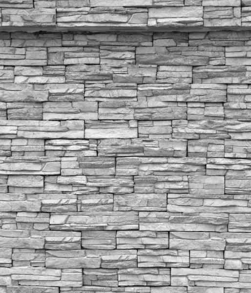 Decoratieve bakstenen muur. grijze bakstenen muur. — Stockfoto