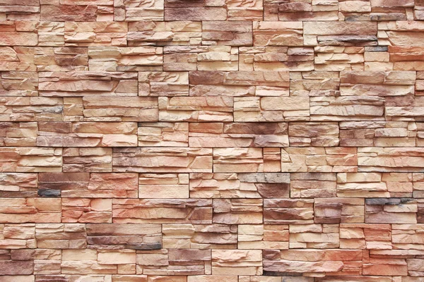 Moderna tegelvägg. färgglada rick vägg som bakgrund — Stockfoto