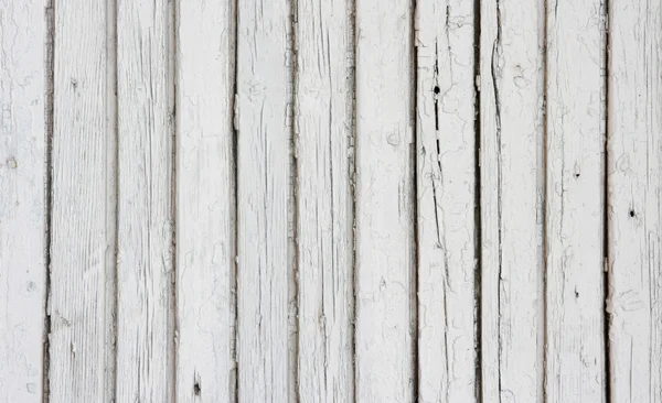 White background of weathered painted wooden plank. Wooden plank — Stock Photo, Image