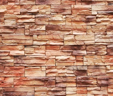 Antik tuğla duvar. arka plan olarak seramik tuğla duvar.