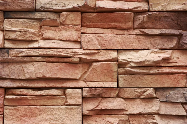 Ancient brick wall. Ceramic brick wall as background. — Stock Photo, Image