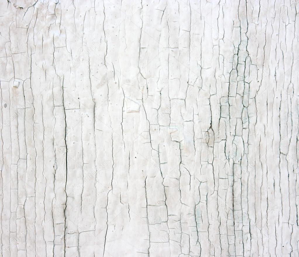 White rustic wall. Weathered wood with white enamel. — Stock Photo