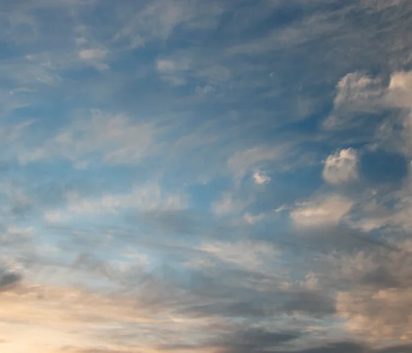 Sky background on sunset. Nature composition. — Stock Photo, Image