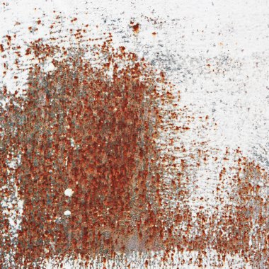 Beyaz metal plaka ile boya.