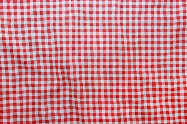 Текстура червоно-білого картатого пікніка . — стокове фото