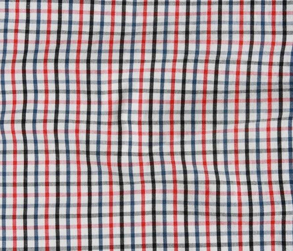 Texture of  checkered picnic blanket. — Stock Photo, Image