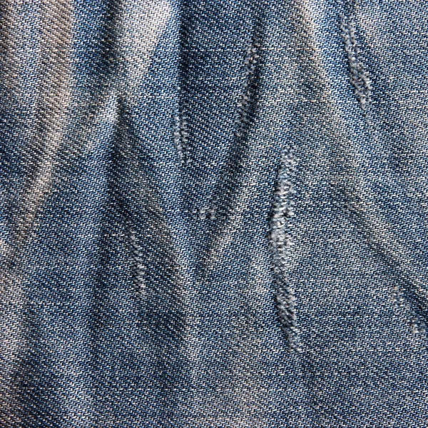 Vintage Jeans Textur mit abgewetzten. — Stockfoto